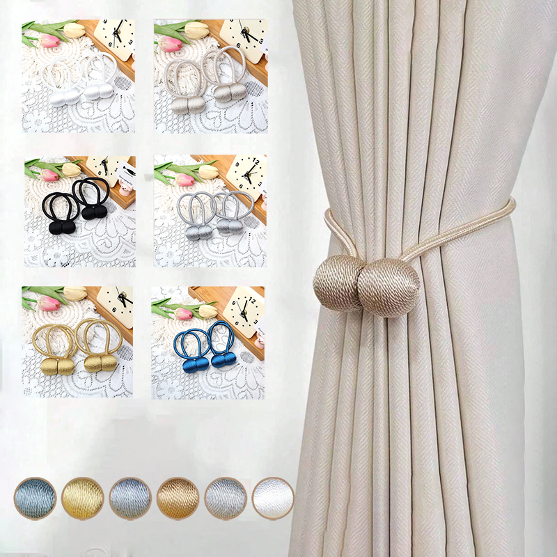 2pcs/pair Magnetic Curtain Tie - Zara Home Bathroom Accessories のレビューと価格