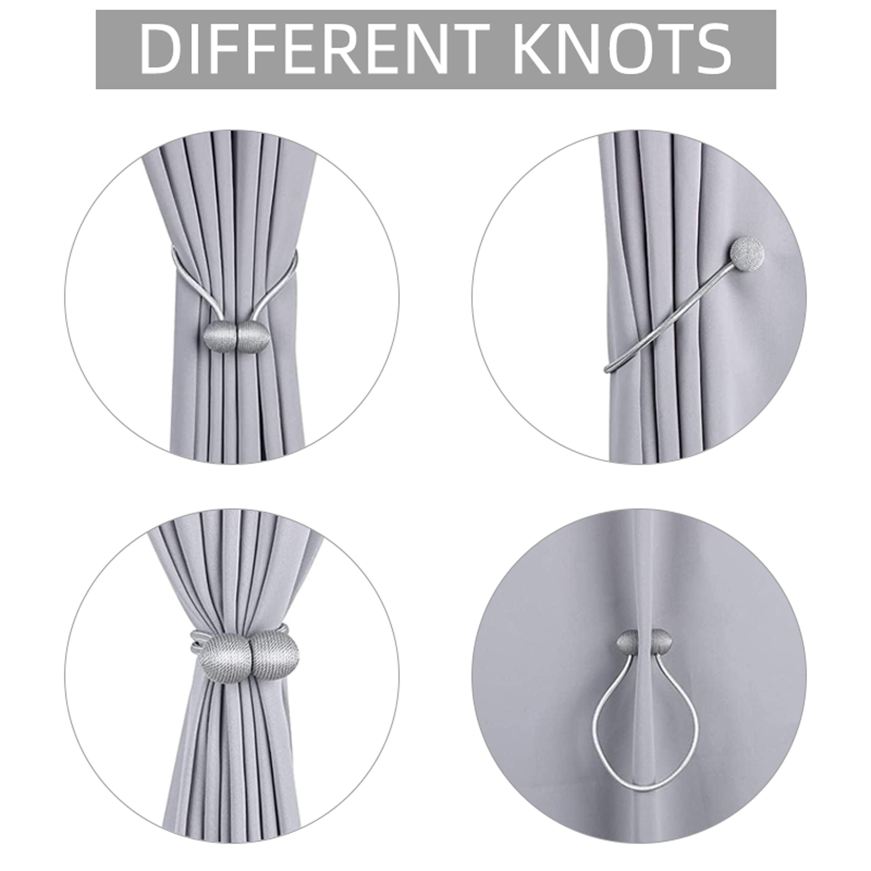 2pcs/pair Magnetic Curtain Tie - Zara Home Bathroom Accessories のレビューと価格