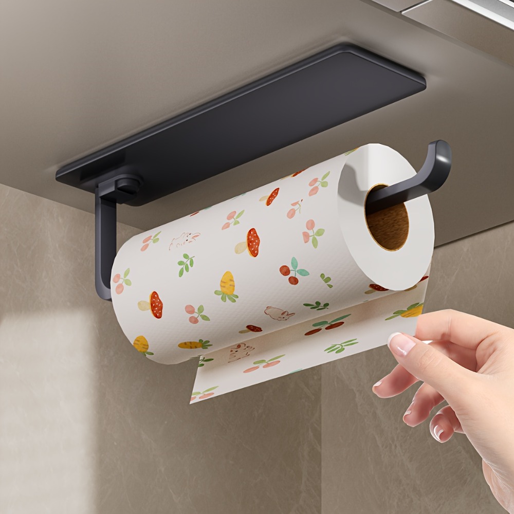 1pc Kitchen Towel Holder - Han - Home Bathroom Paper Towel Dispenser のレビューと価格