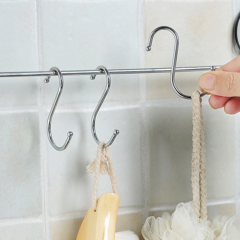 New Stainless Steel S-Shape Ho - Towel Bar Stainless のレビューと価格