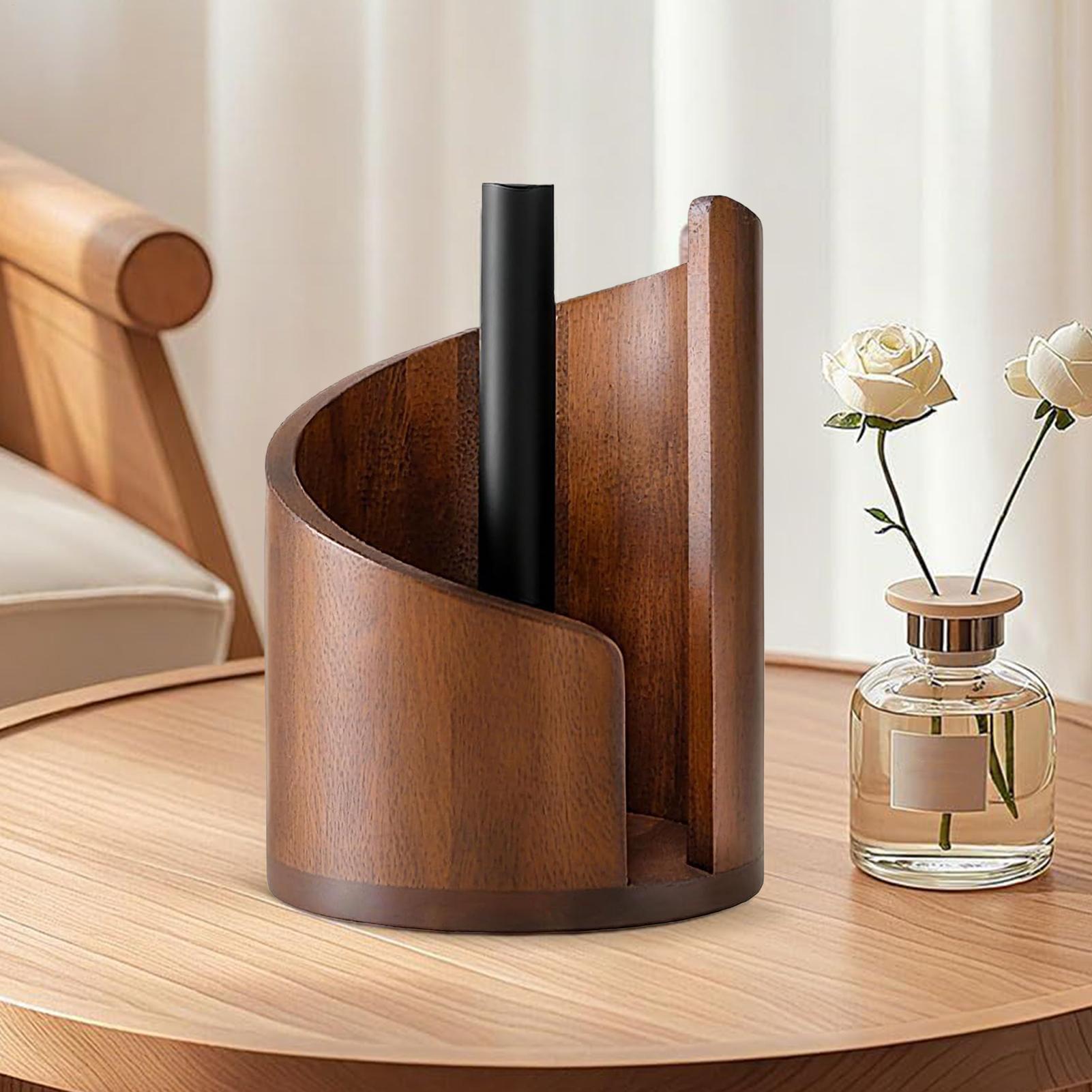 Wood Paper Towel Holder Farmho - Home Bathroom Paper Towel Dispenser のレビューと価格