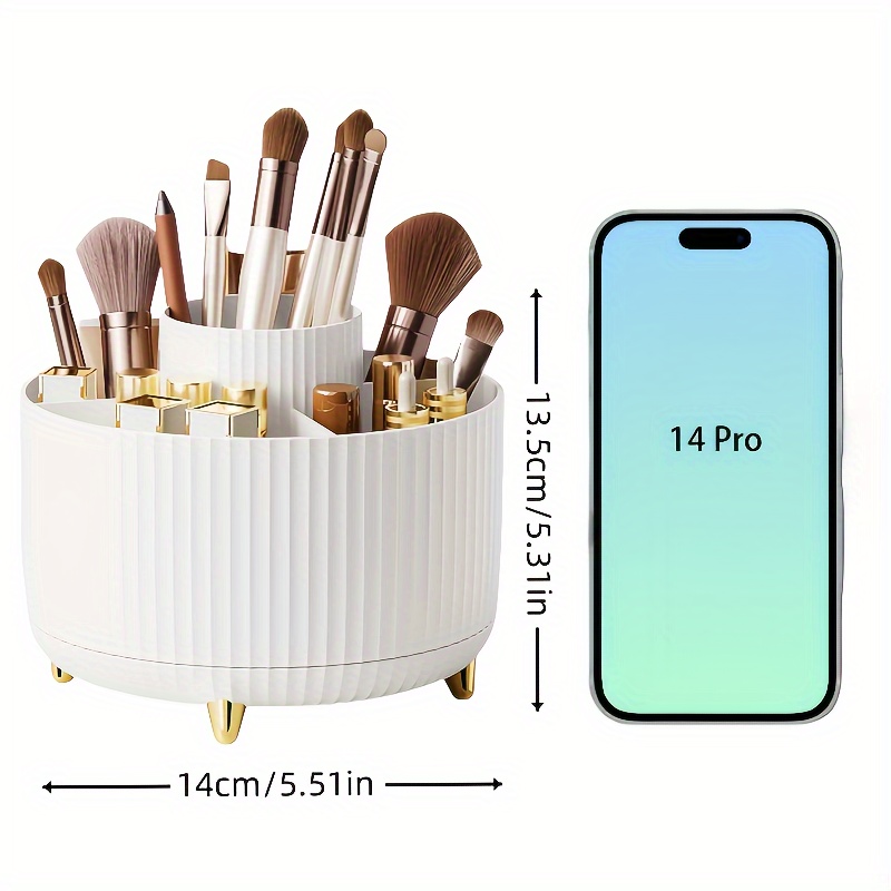 Rotatable Makeup Desktop Cosme - Home Goods Bathroom Storage のレビューと価格