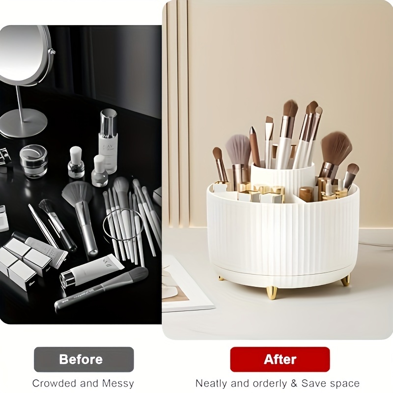 Rotatable Makeup Desktop Cosme - Home Goods Bathroom Storage のレビューと価格