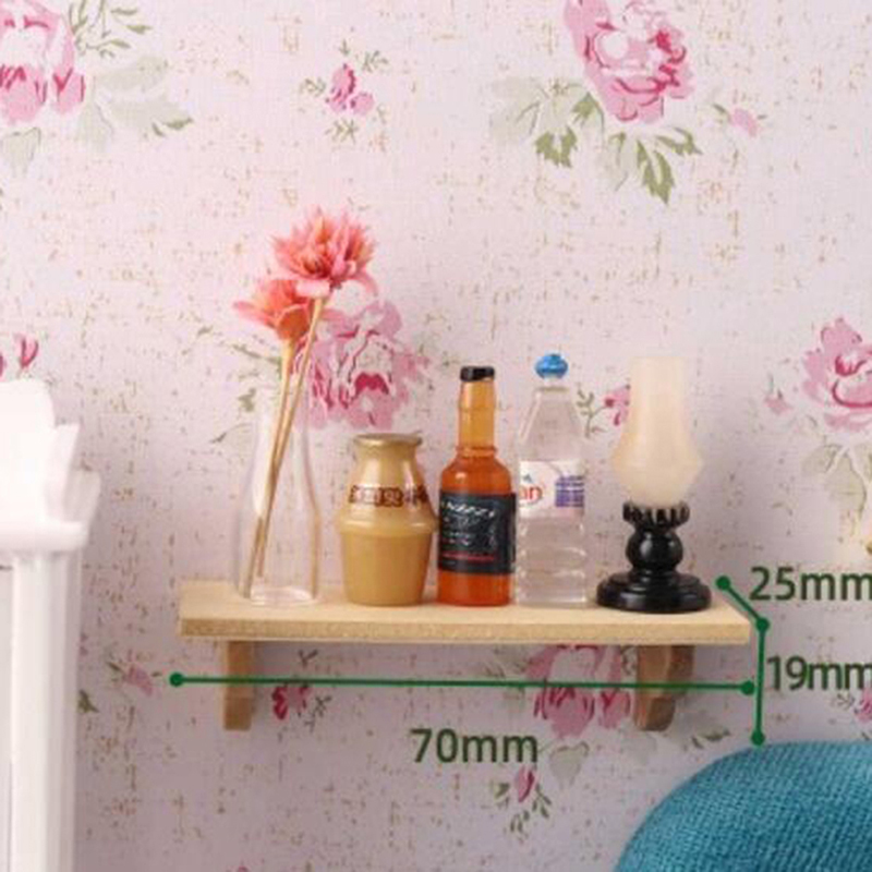 🛒1pcs 1:12 Dollhouse Wood Wall - Home Bathroom Decor のレビューと価格