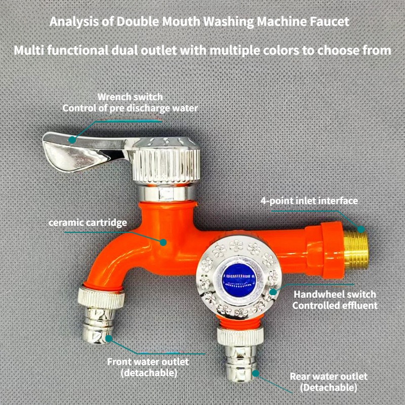 Faucet Double Outlet Dual Cont - Home Bathroom Fittings のレビューと価格