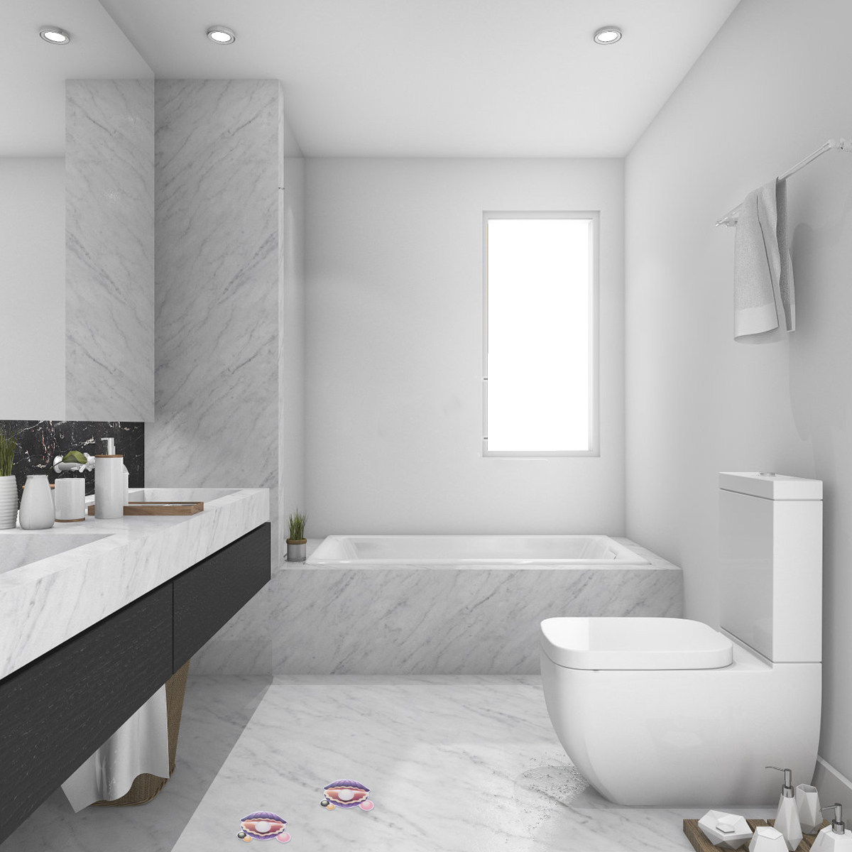 20pcs Anti Slip Stickers Carto - Home Bathroom Tiles Design のレビューと価格