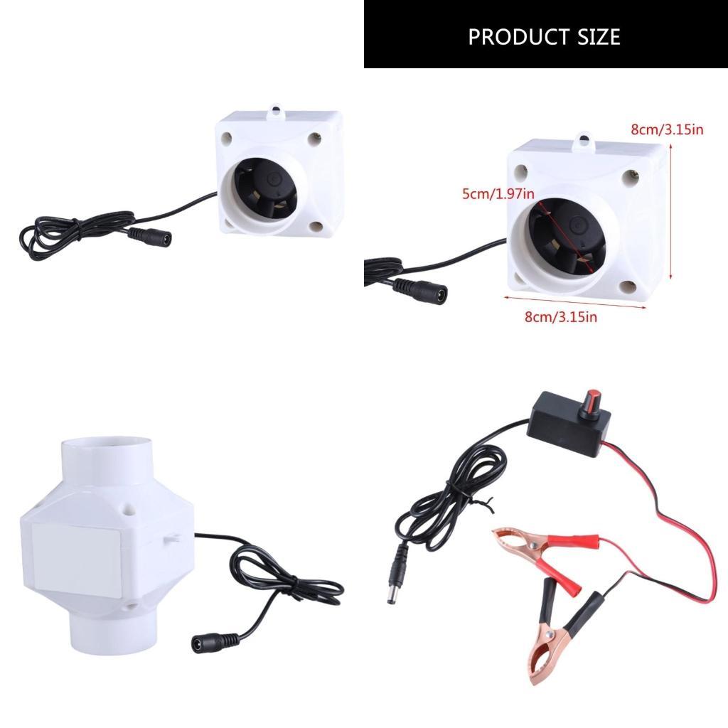 652F 12V Exhaust Fan Home Quie - Home Bathroom Extractor Fan のレビューと価格