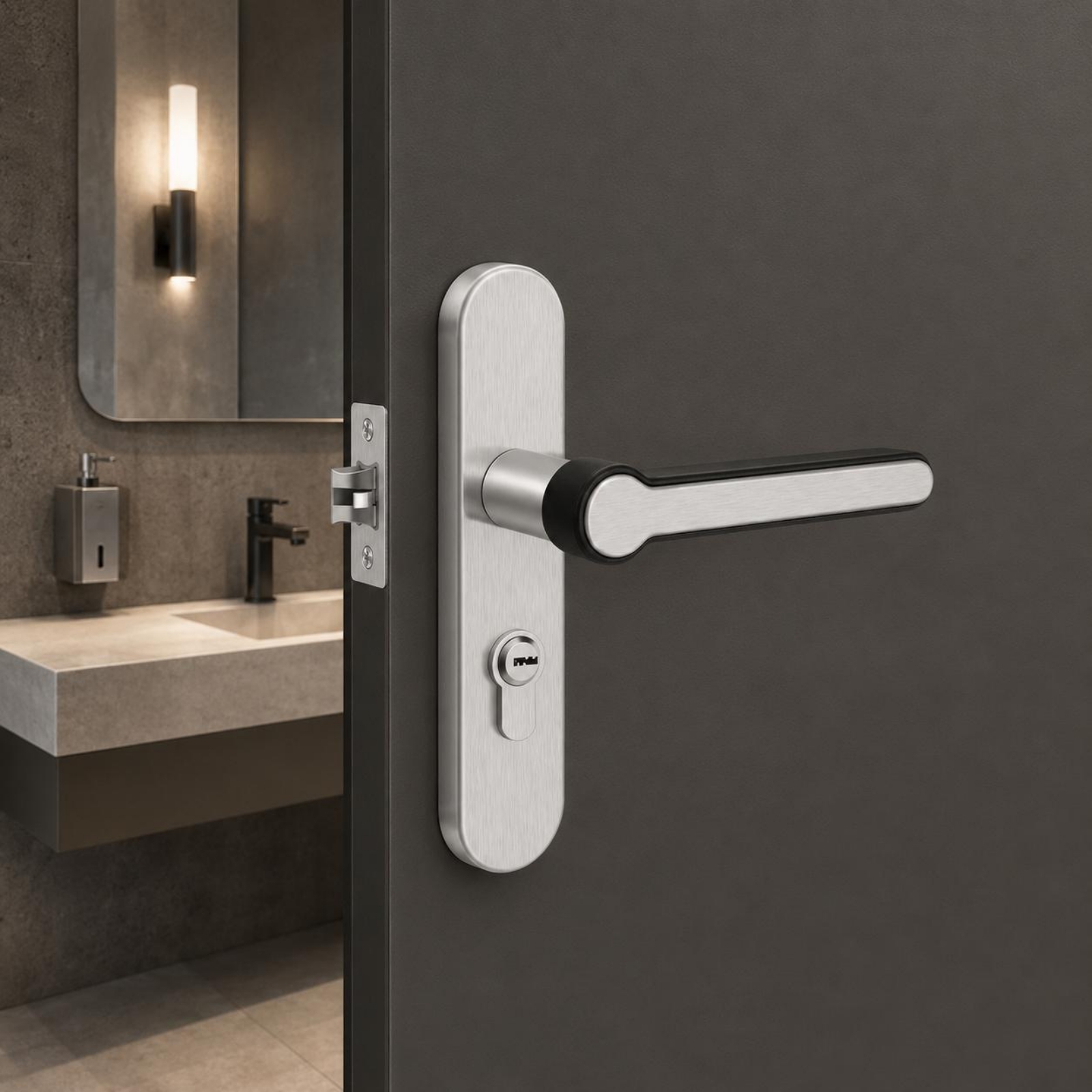 Stainless Steel Bathroom Lock  - Home Bathroom Hardware のレビューと価格