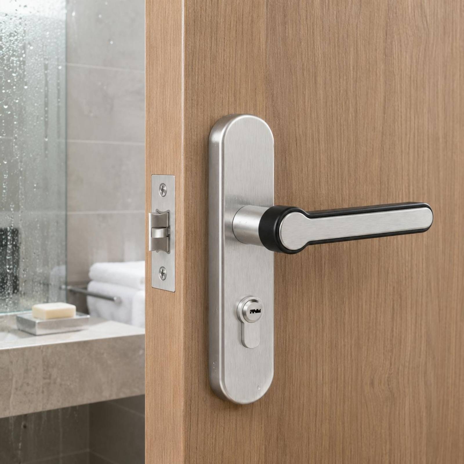 Stainless Steel Bathroom Lock  - Home Bathroom Hardware のレビューと価格