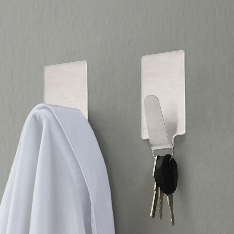 5PCS Stainless Steel Self Adhe - Towel Bar Stainless のレビューと価格