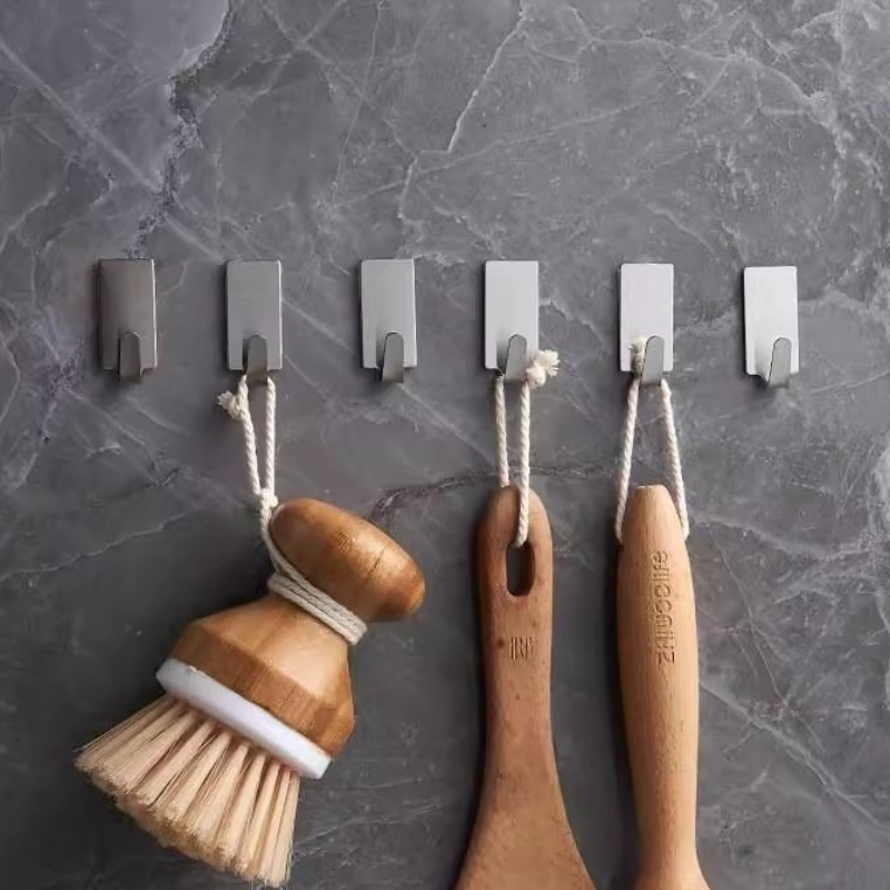 5PCS Stainless Steel Self Adhe - Towel Bar Stainless のレビューと価格