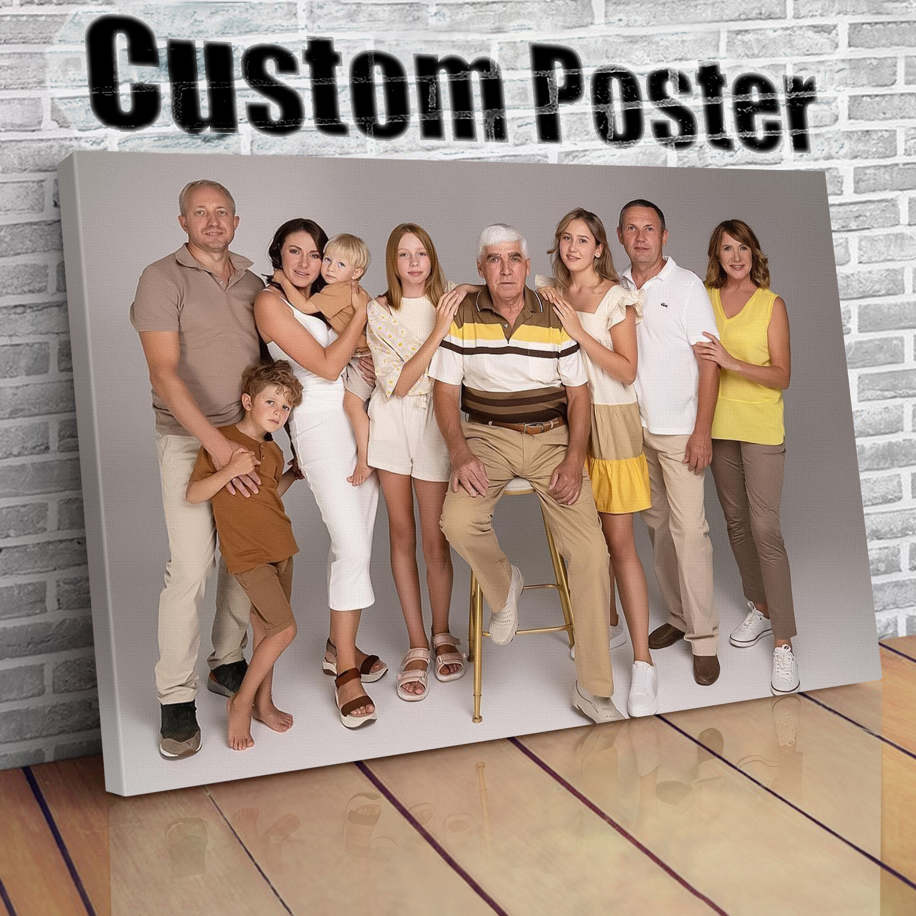 1Pc Customized all size canvas - Home Bathroom Decor のレビューと価格