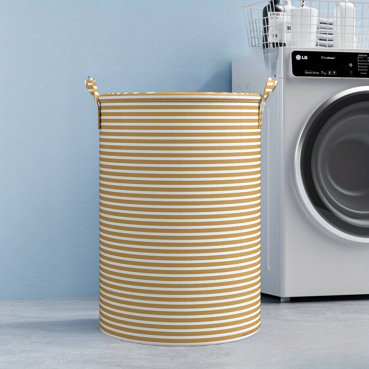 Foldable Minimalist Striped La - Home Goods Bathroom Storage のレビューと価格