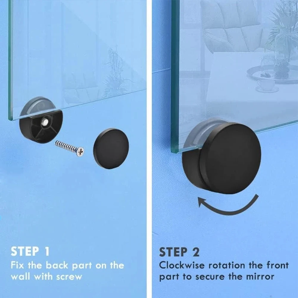 4 Set Mirror Clips Mirror Hang - Home Bathroom Hardware のレビューと価格