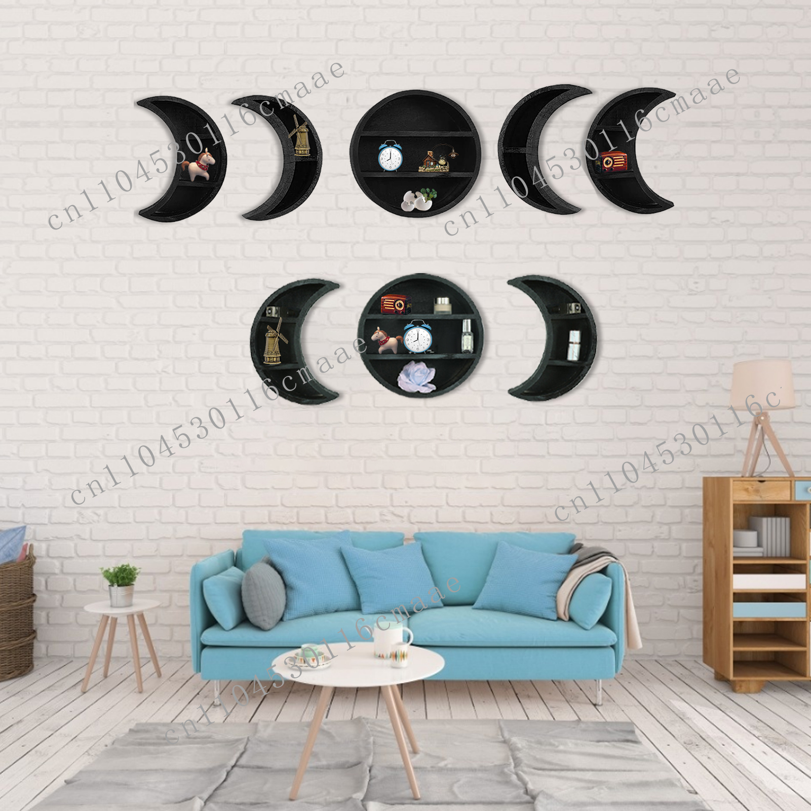 New Wooden Moon Stand Cycle Ch - Home Essentials Bathroom Rack のレビューと価格