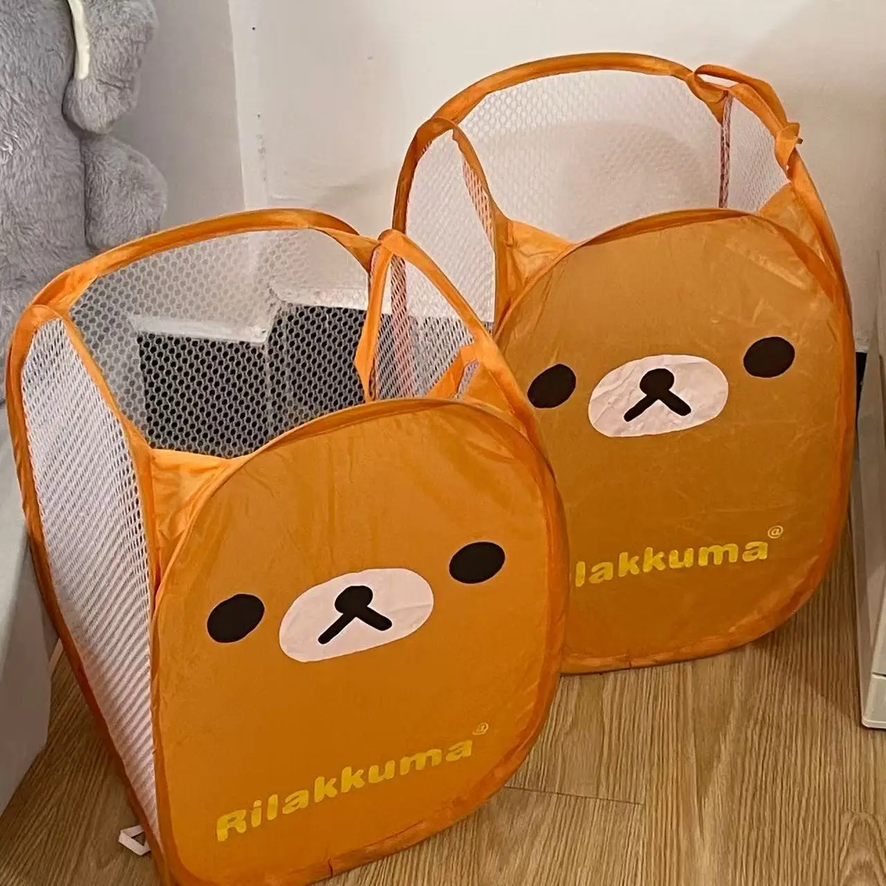 Hot Rilakkuma Mesh Folding Lar - Home Goods Bathroom Storage のレビューと価格