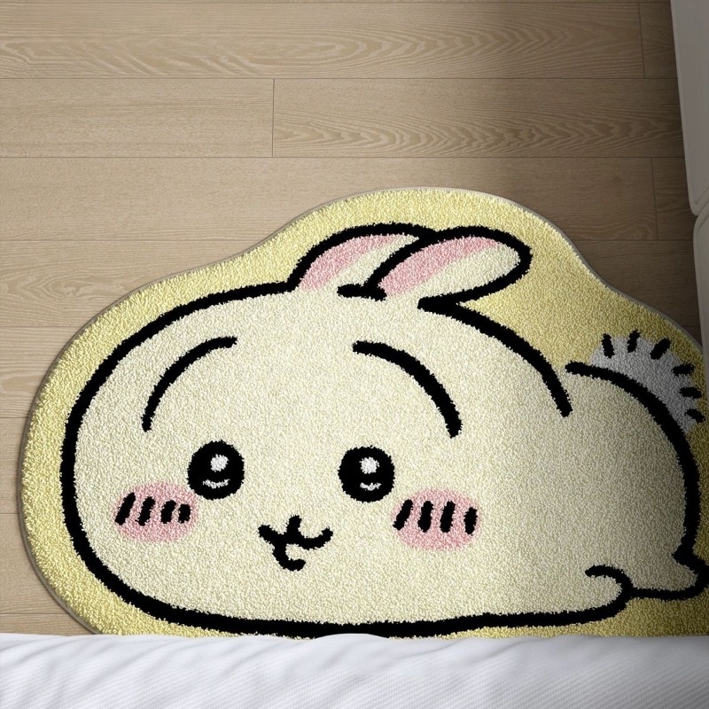 Chiikawa Cartoon Rug Anime Hac - Home Bathroom Rugs のレビューと価格