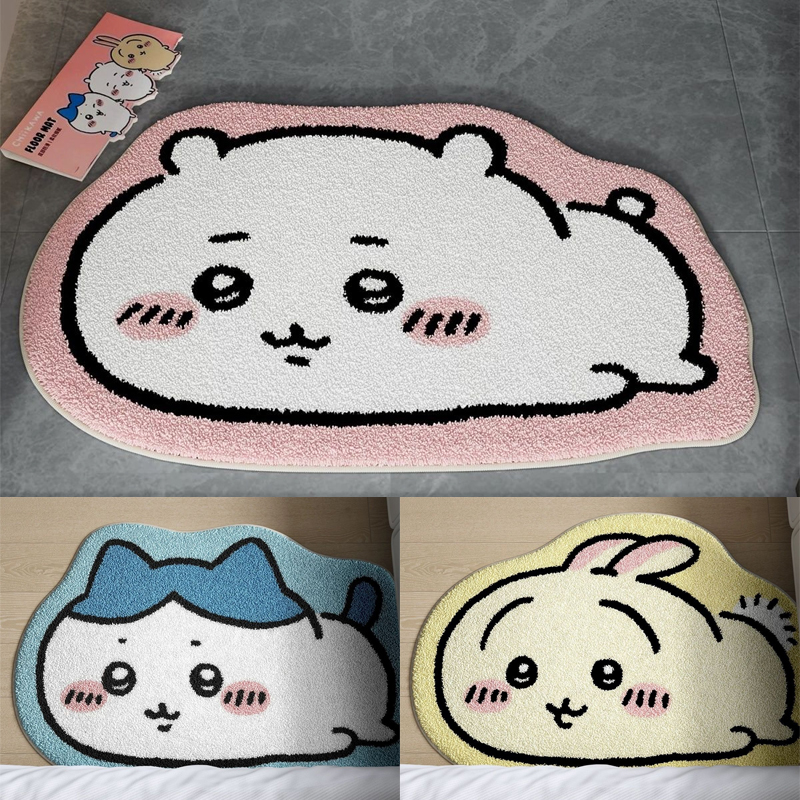 Chiikawa Cartoon Rug Anime Hac - Home Bathroom Rugs のレビューと価格