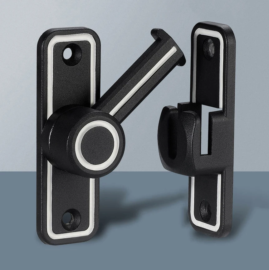 Black Luminous Barn Door Latch - Home Bathroom Hardware のレビューと価格