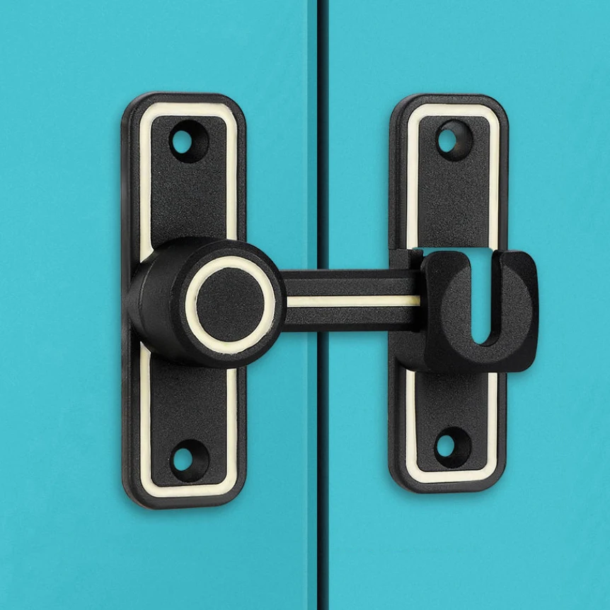 Black Luminous Barn Door Latch - Home Bathroom Hardware のレビューと価格