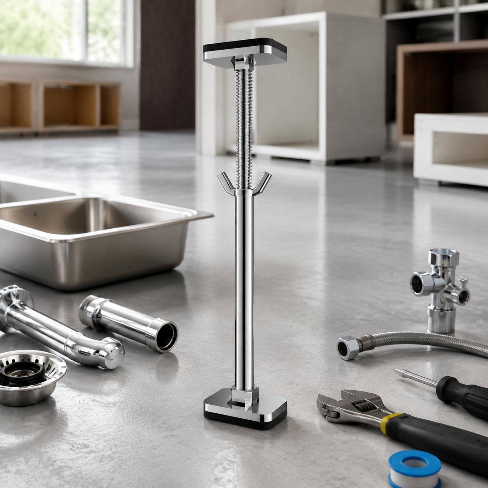 Under-Mount Sink Support Brace - Home Bathroom Hardware のレビューと価格