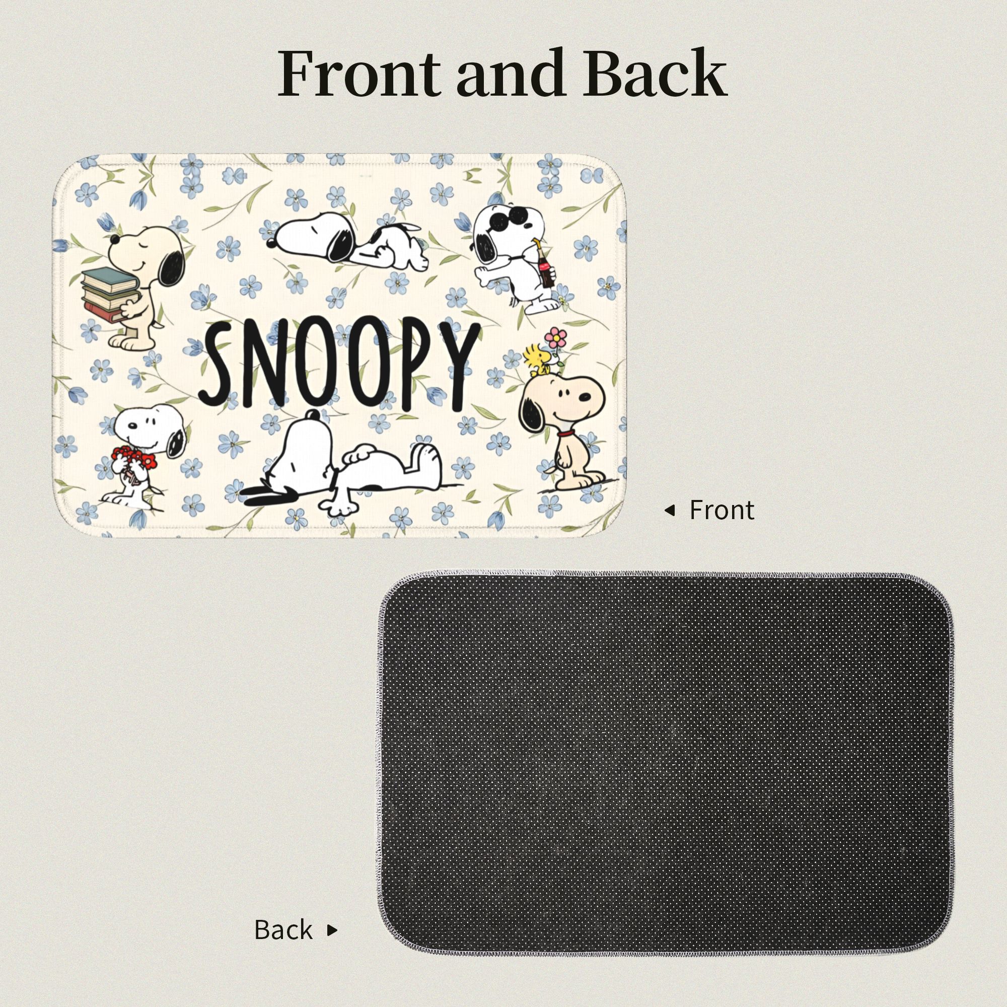 Custom Cute Cartoon S-Snoopys  - Home Bathroom Rugs のレビューと価格