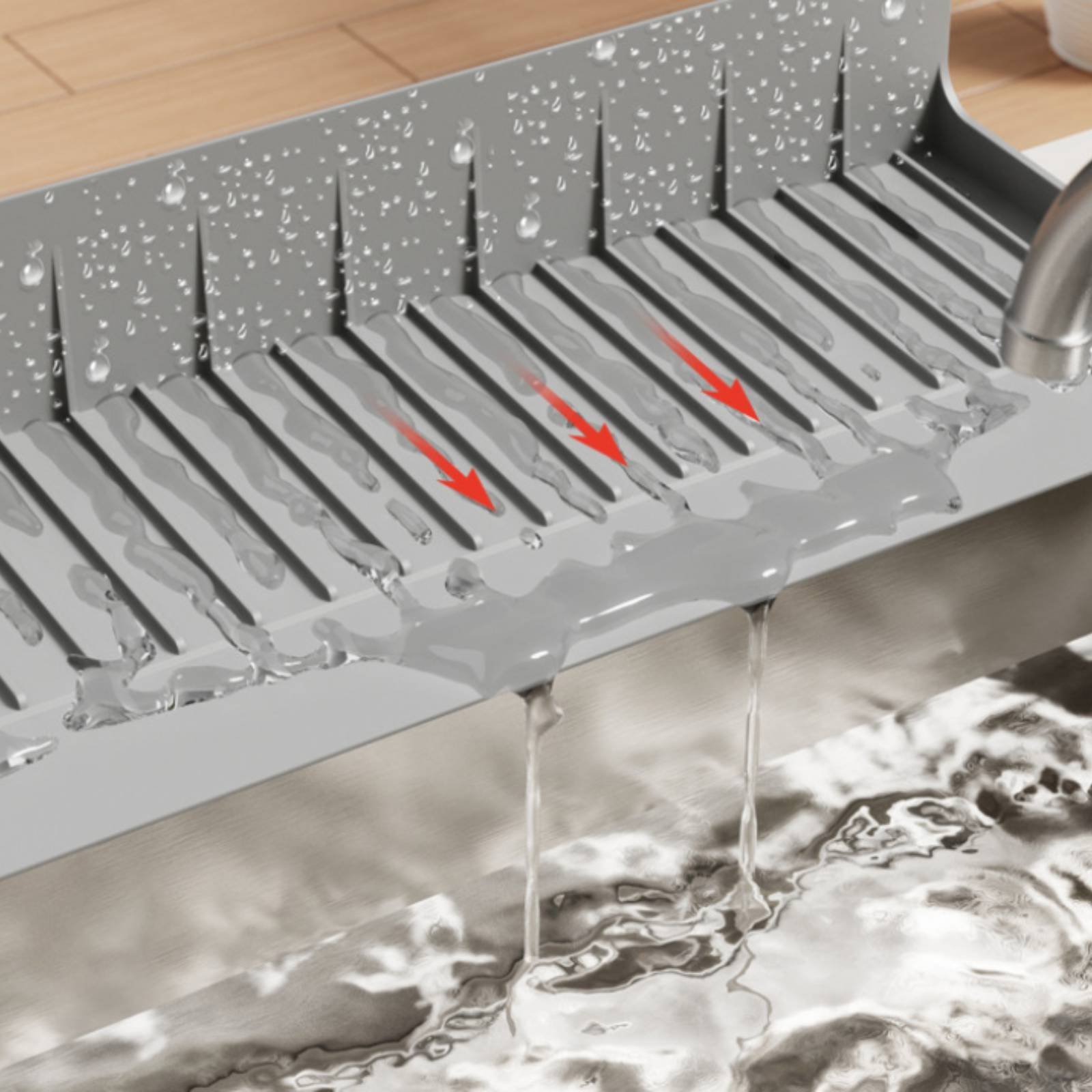 Silicone Sink Splash Guard Wat - Home Bathroom Faucets のレビューと価格