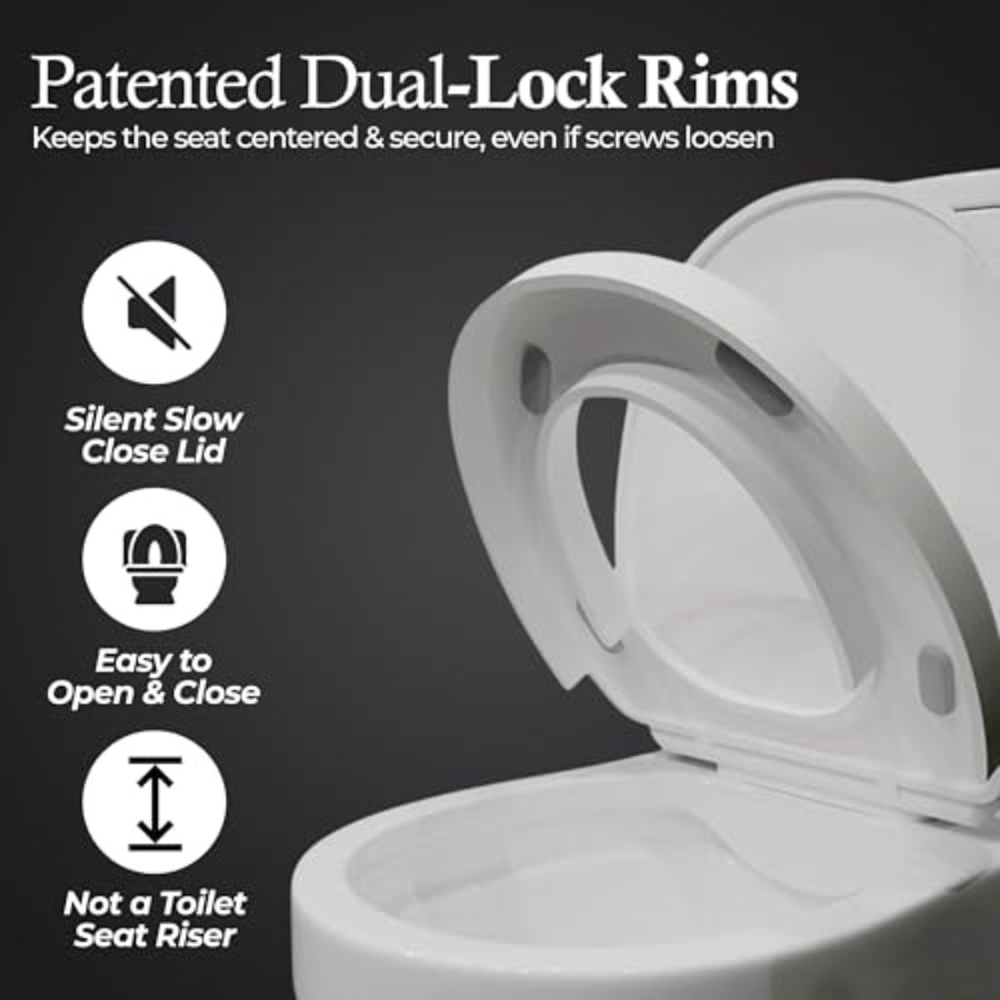 SafeBuns soft close round toil - Home Bathroom Lock のレビューと価格