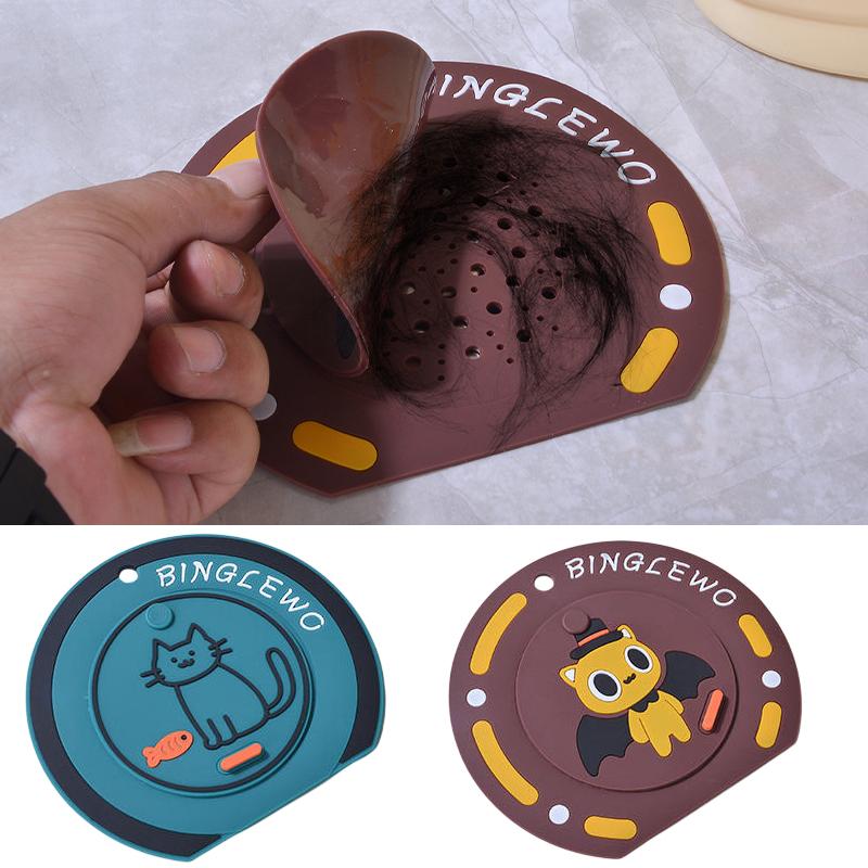 Floor Drain Cover Hair Catcher - Home Bathroom Rugs のレビューと価格