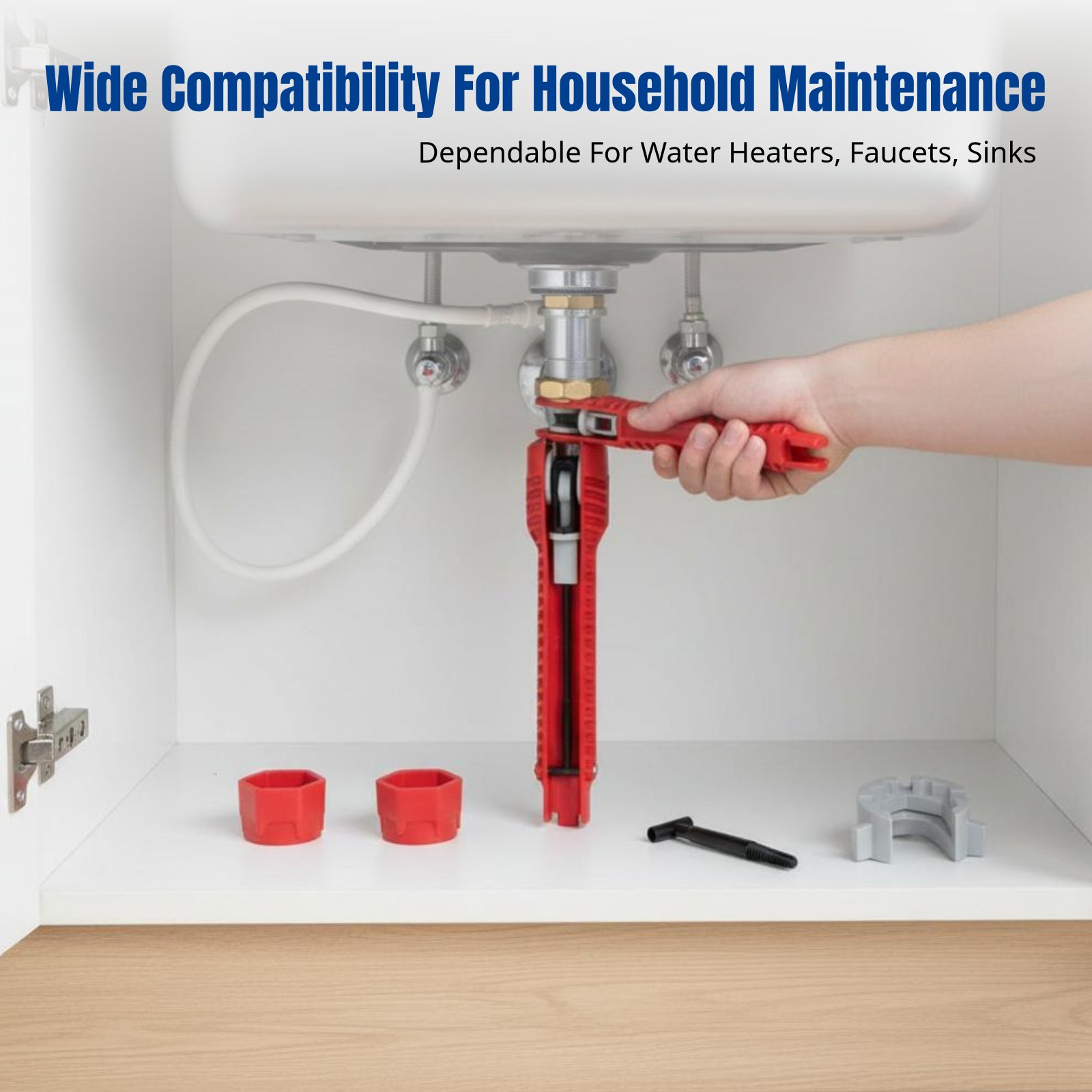 Plumbing Sink Wrench, Multifun - Home Bathroom Faucets のレビューと価格