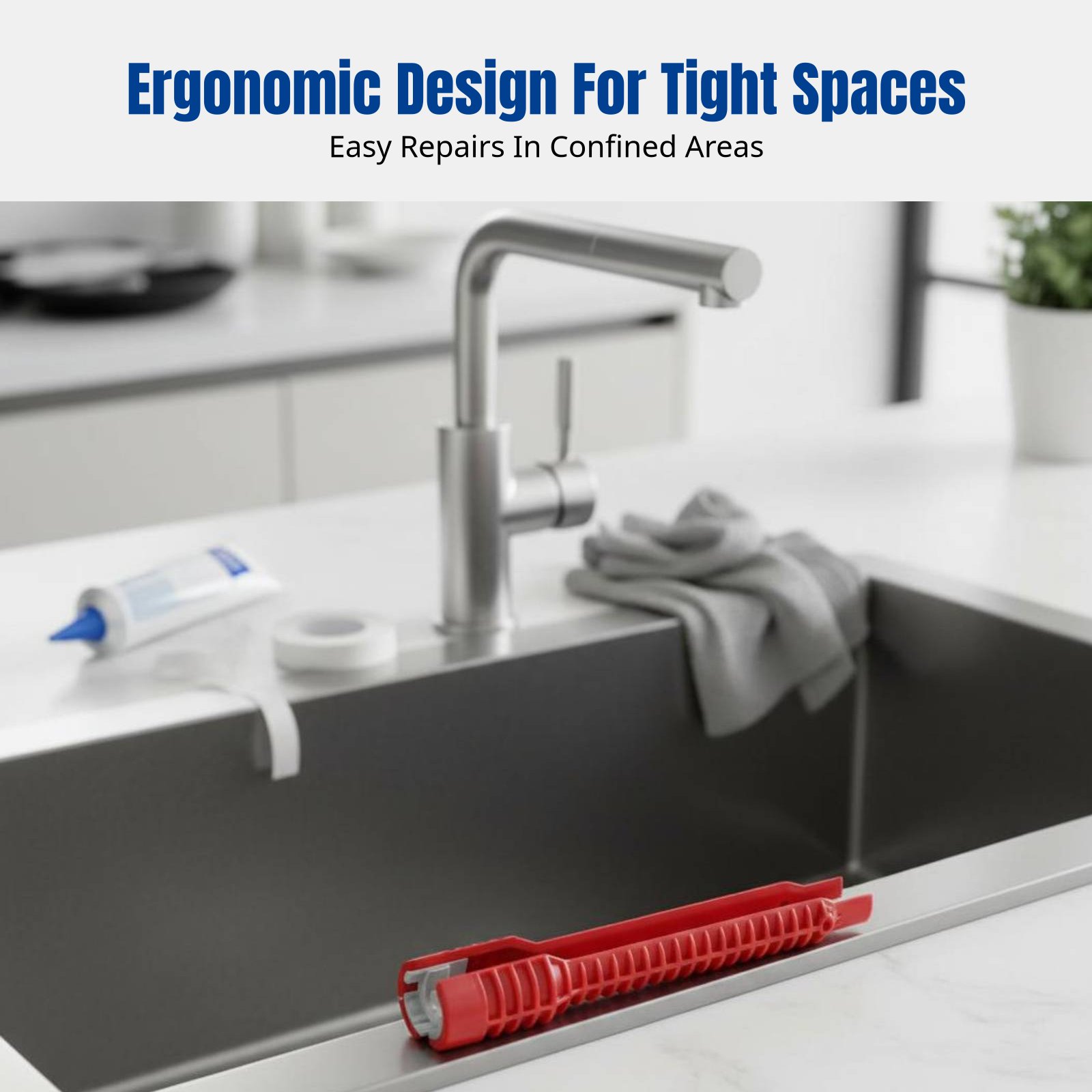 Plumbing Sink Wrench, Multifun - Home Bathroom Faucets のレビューと価格