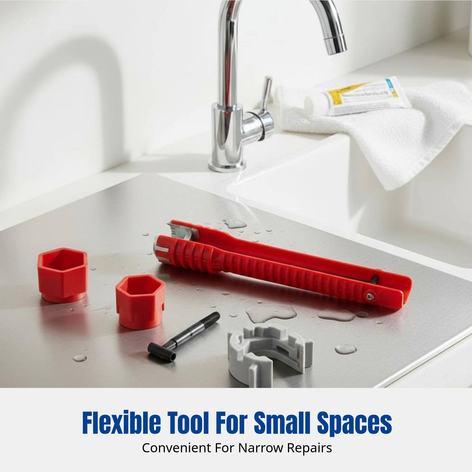 Plumbing Sink Wrench, Multifun - Home Bathroom Faucets のレビューと価格