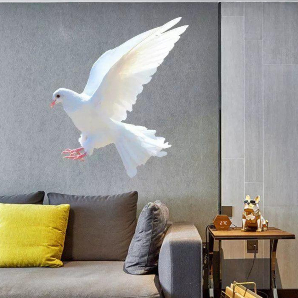 Peace Dove Wall Stickers for L - Zara Home Bathroom Accessories のレビューと価格