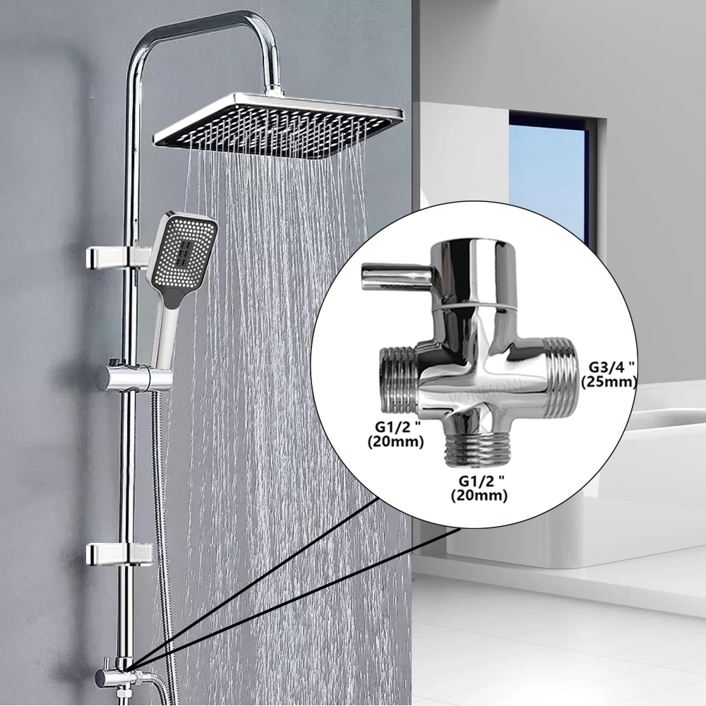 Split Shower Column Set Bathro - Home Bathroom Faucets のレビューと価格