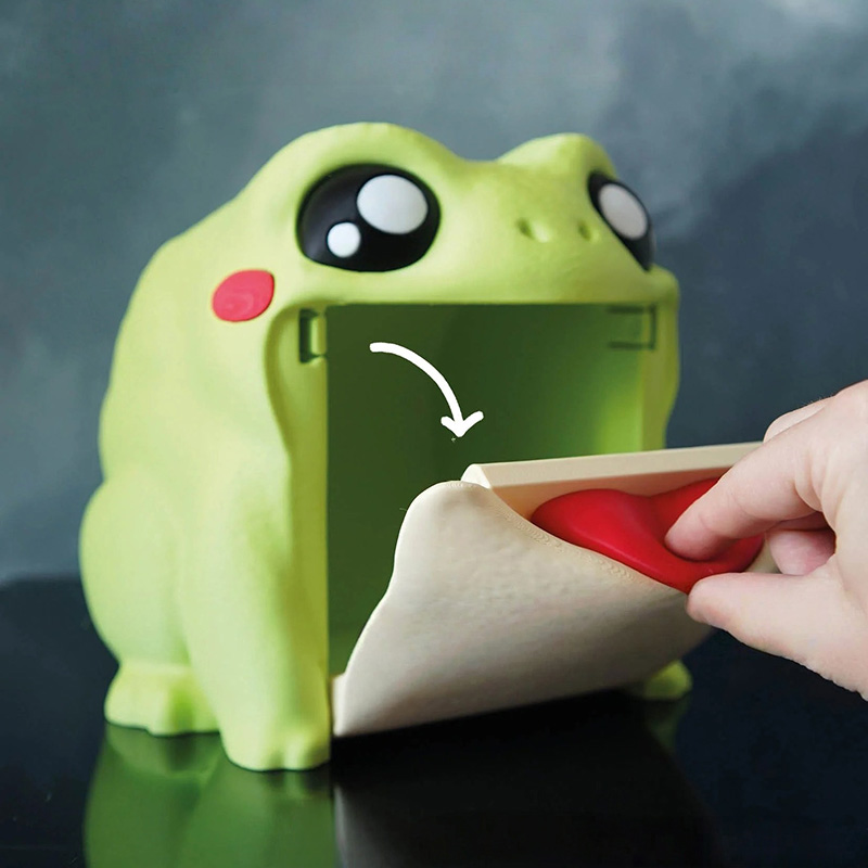 Funny Frog Tissue Box Portable - Home Bathroom Paper Towel Dispenser のレビューと価格