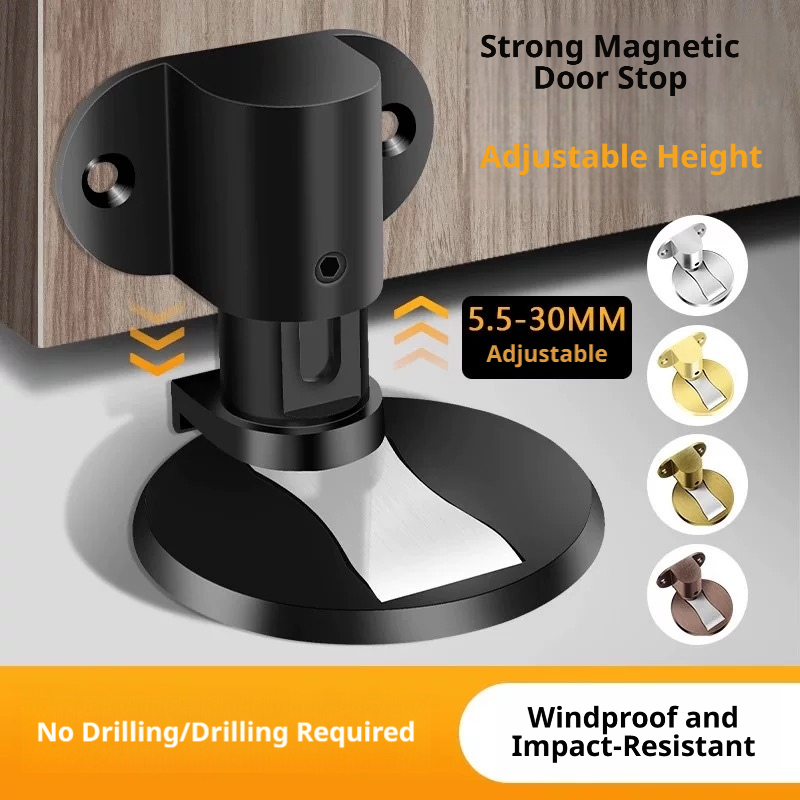 Adjustable Door Stop Punch-fre - Home Bathroom Fittings のレビューと価格