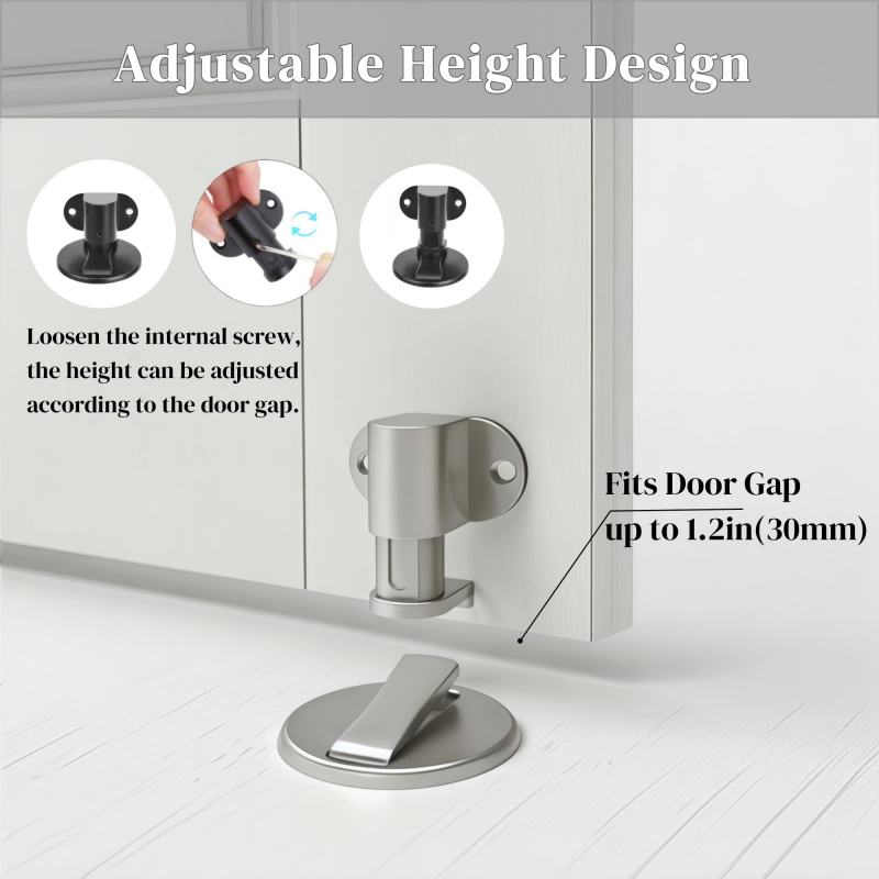 Adjustable Door Stop Punch-fre - Home Bathroom Fittings のレビューと価格