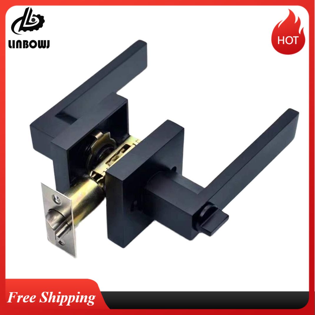 Black Door Handle Door Handle  - Home Bathroom Lock のレビューと価格