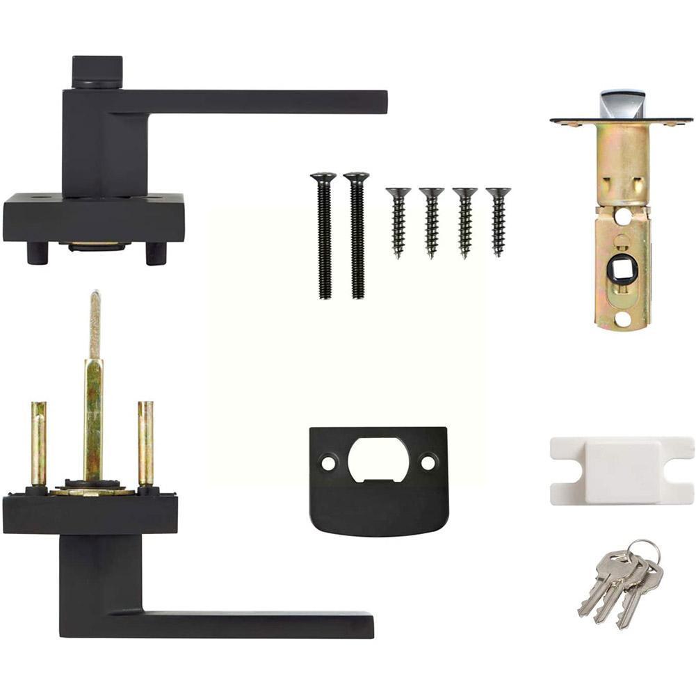 Black Door Handle Door Handle  - Home Bathroom Lock のレビューと価格