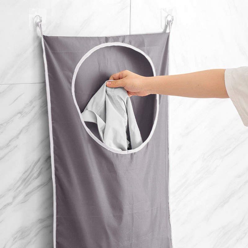 Hanging Bathroom Laundry Baske - Home Goods Bathroom Storage のレビューと価格