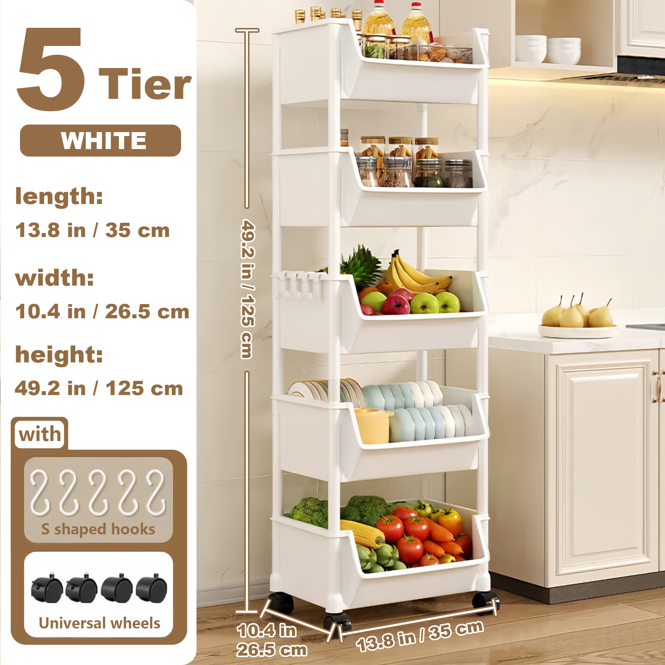 Trolley Bookshelf Kitchen Stor - Zara Home Bathroom Accessories のレビューと価格