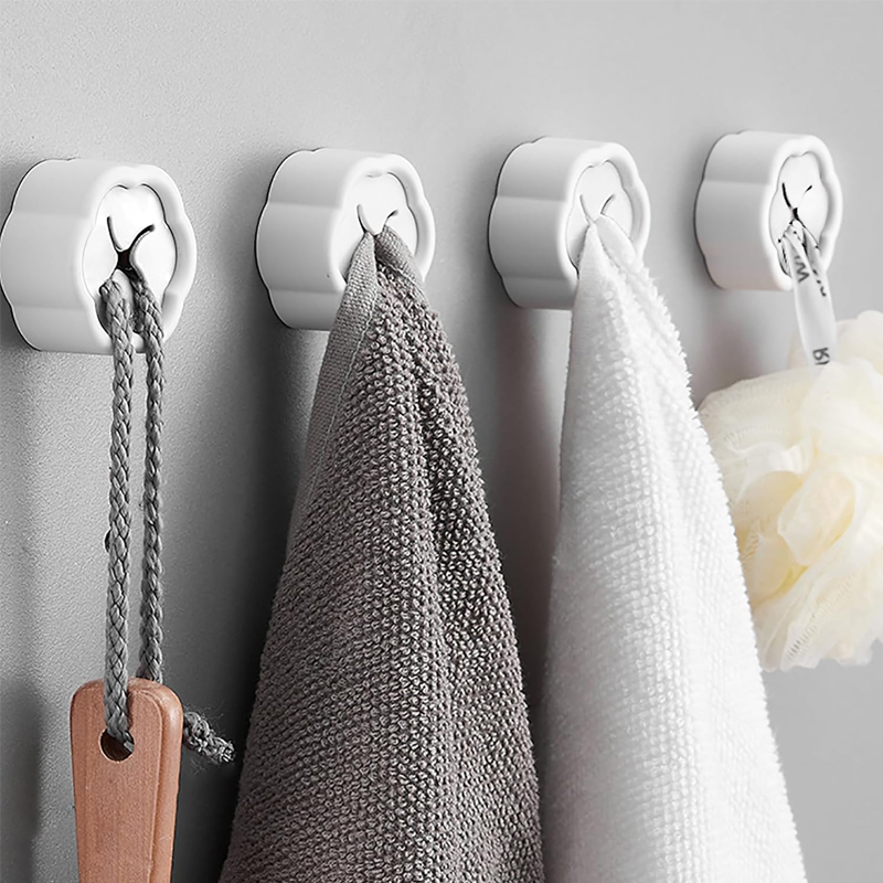 6PCS Self Adhesive Towel Holde - Home Goods Bathroom Storage のレビューと価格