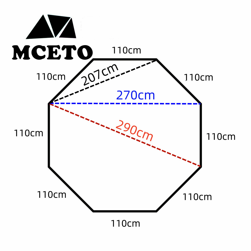 3D Octagon Camping Mat 210D Ox - Home Bathroom Rugs のレビューと価格