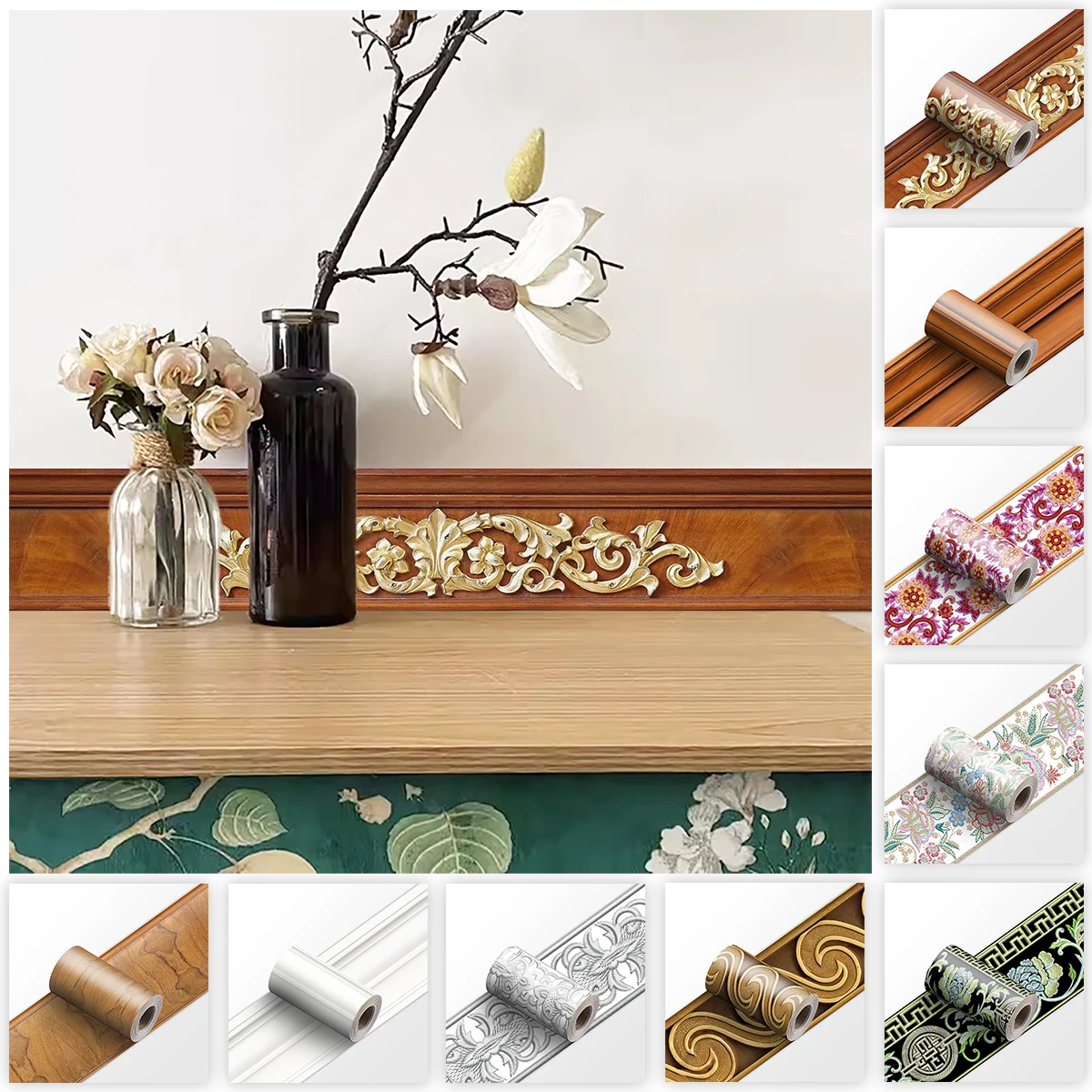 Modern Skirting Wall Panels, S - Home Bathroom Tiles Design のレビューと価格