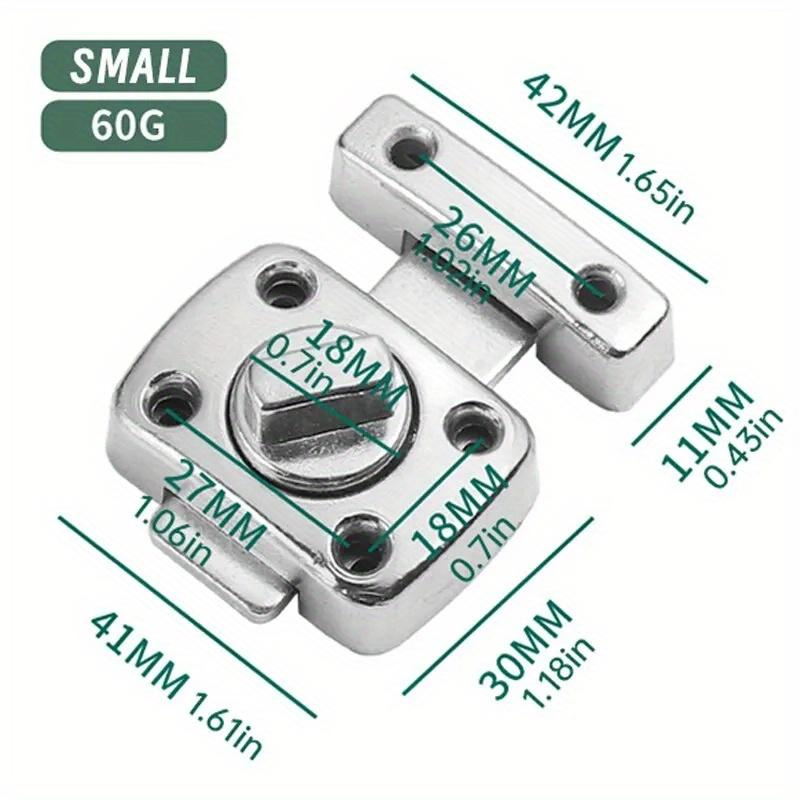 1pc Home Security Latch Rotate - Home Bathroom Lock のレビューと価格