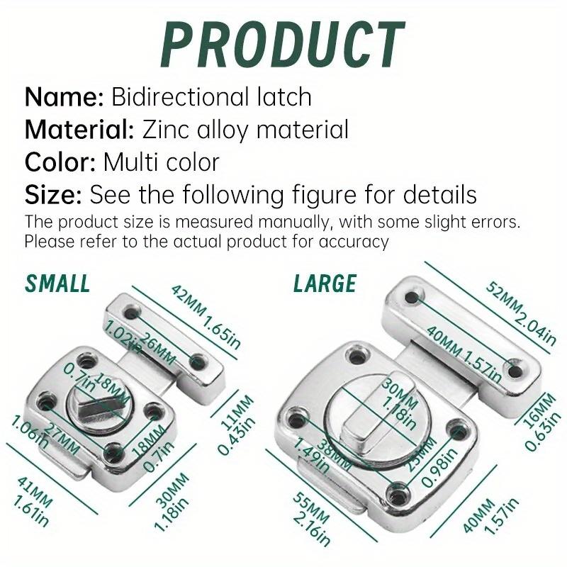 1pc Home Security Latch Rotate - Home Bathroom Lock のレビューと価格