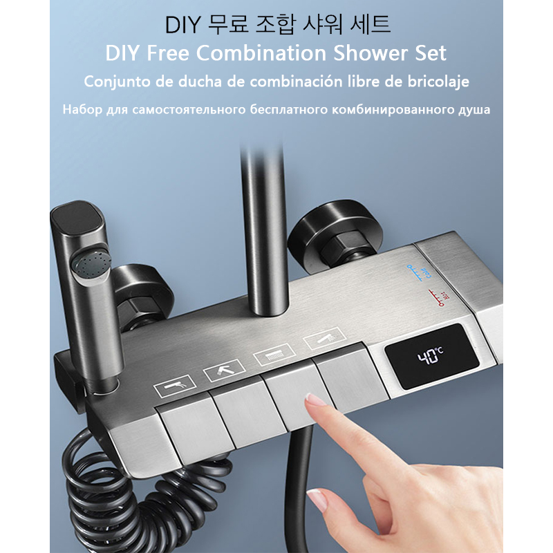 Piano Keys Bathroom Shower Set - Home Bathroom Faucets のレビューと価格
