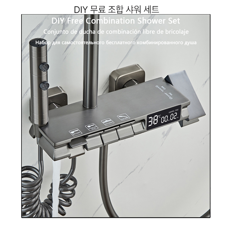 Piano Keys Bathroom Shower Set - Home Bathroom Faucets のレビューと価格