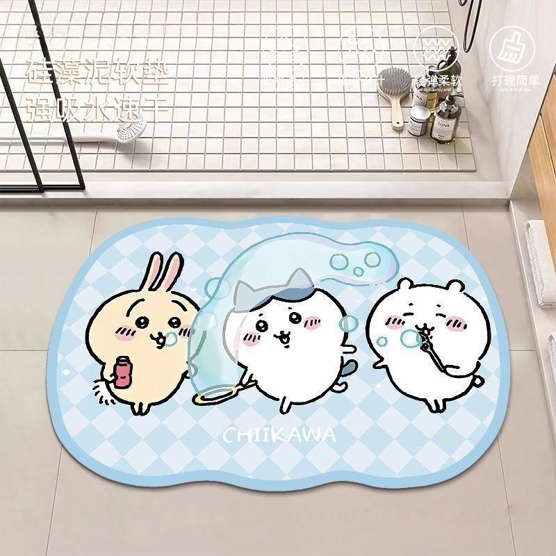 Anime Chiikawa Hachiware Usagi - Home Bathroom Rugs のレビューと価格