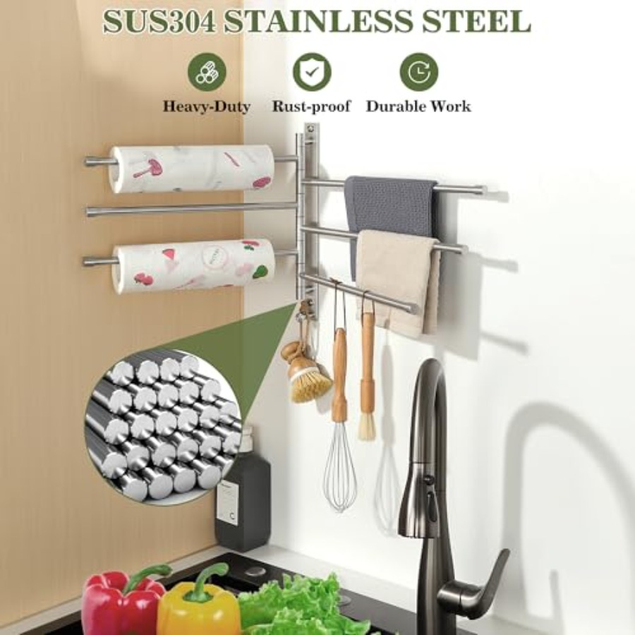Swivel Towel Rack, SUS304 Stai - Towel Bar Stainless のレビューと価格
